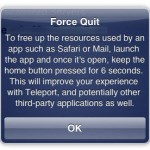 How to Force Quit An Application in iPhone 3.0