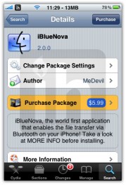 ibluenova iphone bluetooth transfer