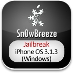 Jailbreak iPhone 3GS 3G OS 3.1.3 with Sn0wBreeze