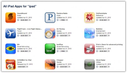 ipad apps