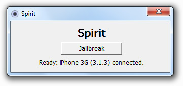 spirit jailbreak iphone 3.1.3