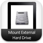 mount external hard drive