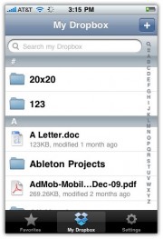 dropbox for iphone