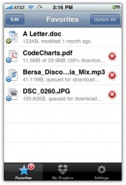 dropbox for iphone