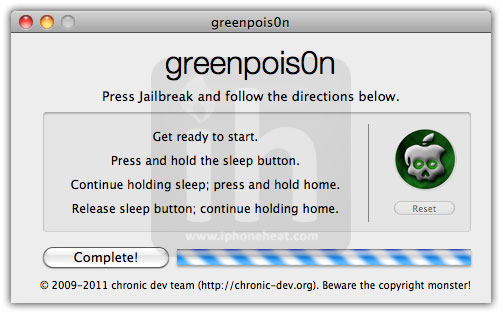 jailbreak iphone 4 3gs 4.2.1 greenpois0n