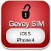 Unlock iOS 5 iPhone 4 with Gevey SIM [How to]
