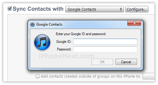 backup iphone contacts to gmail 2