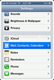 set up outlook email iphone ipad 1