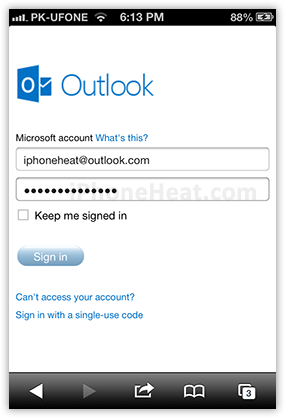 iphone outlook email setup ipad
