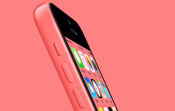 red-iPhone-5c-side