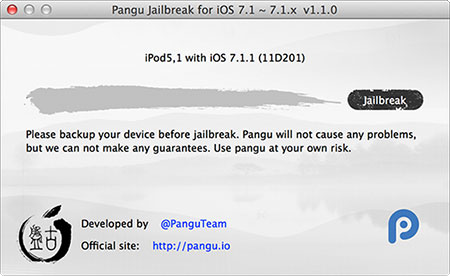 jailbreak ipod touch 5g 7.1.1 pangu