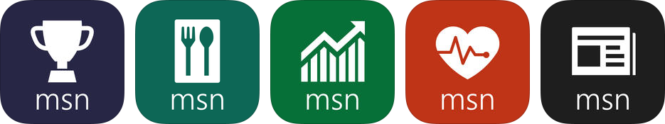 Microsoft-MSN-branded-iOS-app-icons