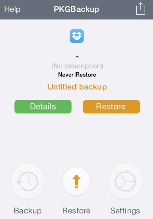 pkgbackup restore cydia apps