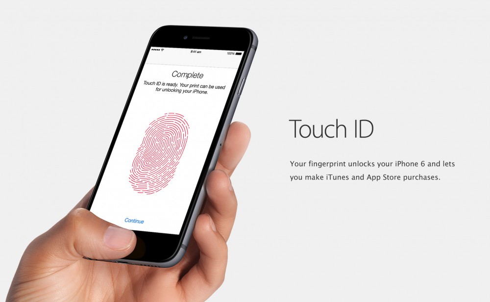 Touch ID banner