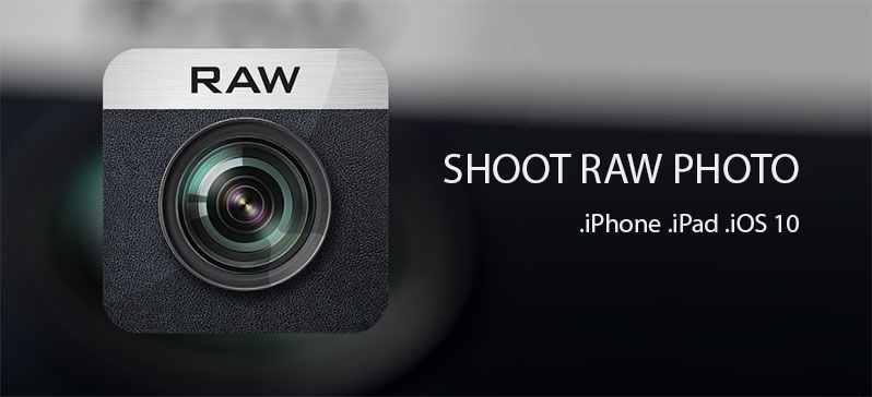 shoot raw photo with iphone
