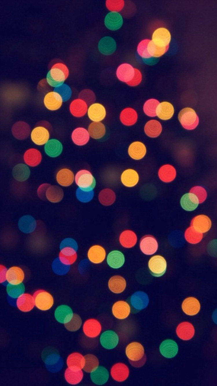 Blur Lights Christmas Wallpaper
