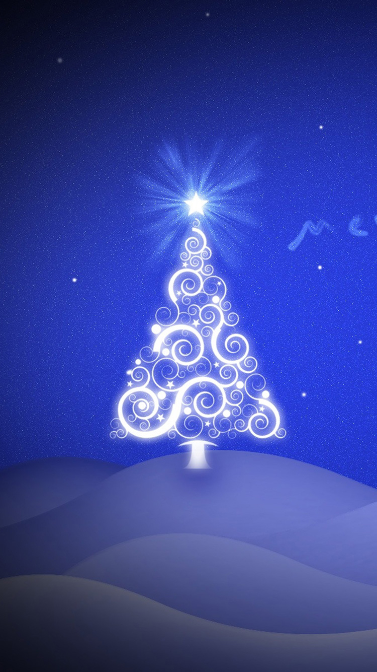 Christmas tree iPhone 7 Wall