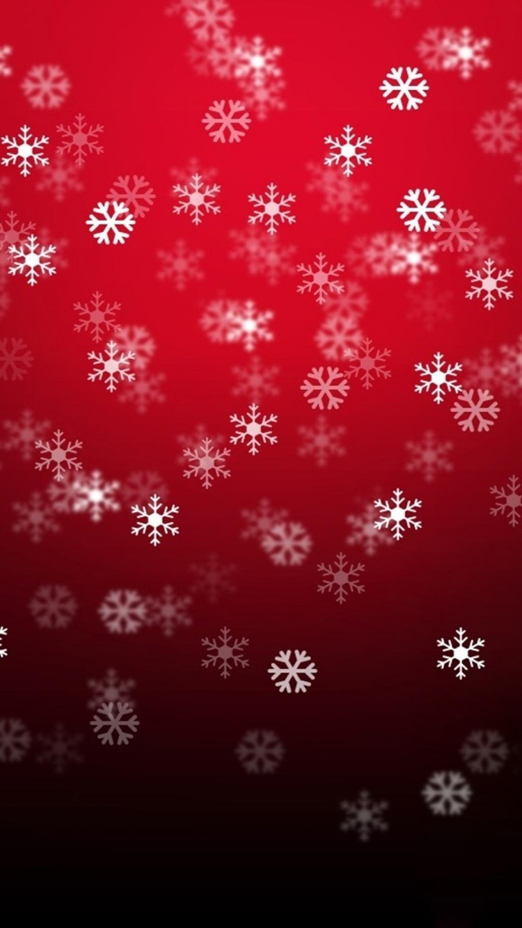 iPhone 7 red flakes wallpaper