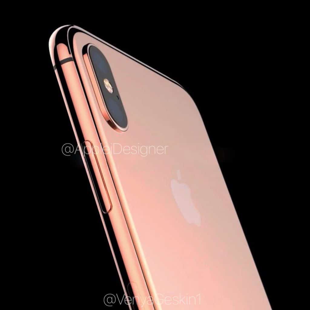 iPhone 8 Copper Gold render 002
