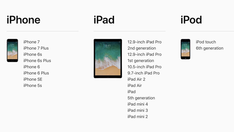 ios 11.3 compatible devices