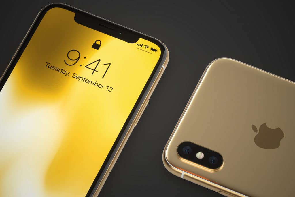 iphone x gold concept hero