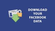 download your facebook data