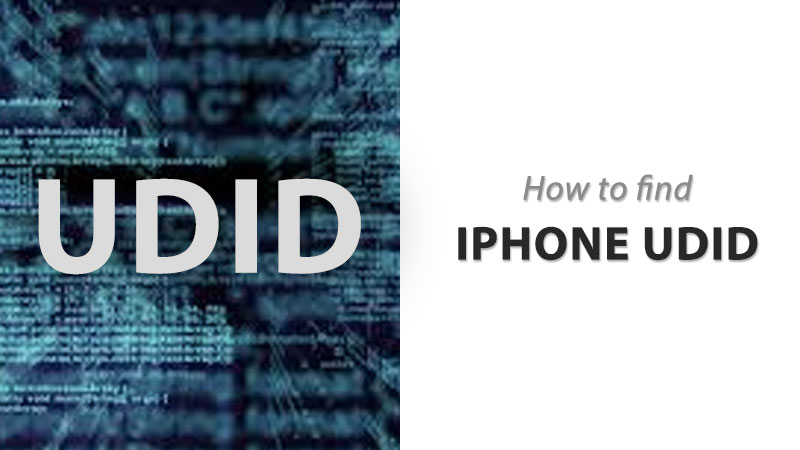 how to find iphone udid