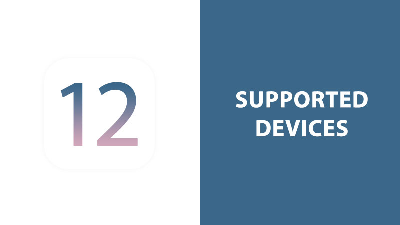 ios 12 supported devices list
