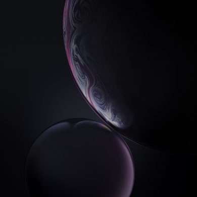 iphone xr wallpaper DoubleBubble Gray