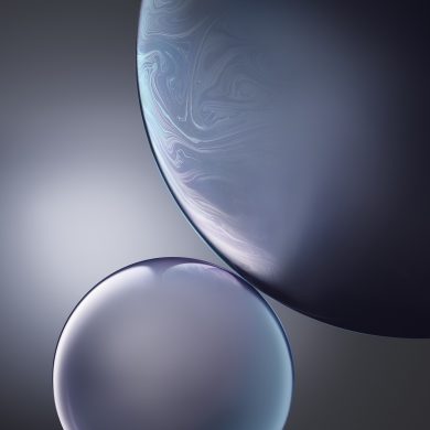 iphone xr wallpaper DoubleBubble White