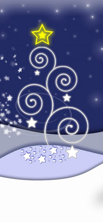Christmas art iPhone XR Wallpapers 828x1792