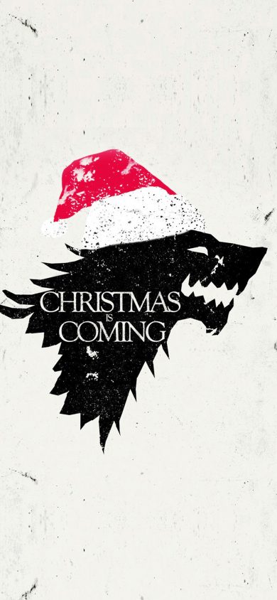 Free christmas is coming wallpaper for iPhone XR Download