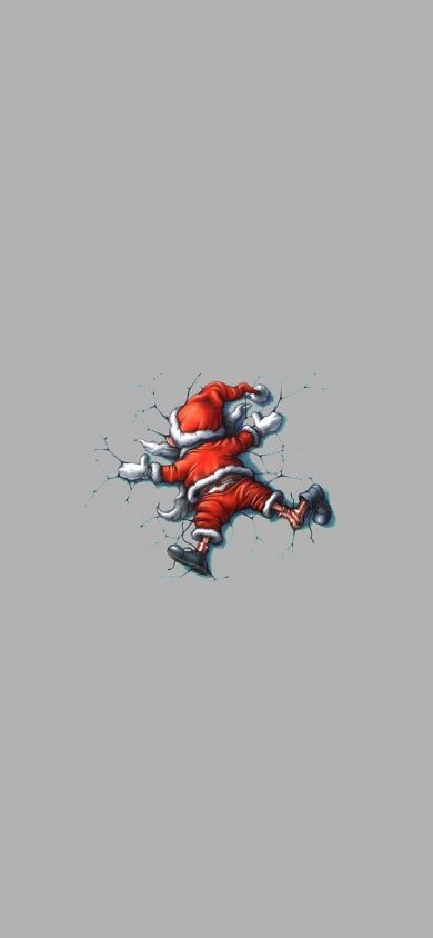funny christmas santa iPhone Xr Wallpapers 828x1792