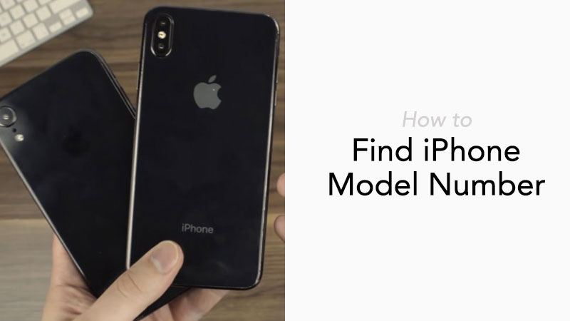 how to find iphone model number
