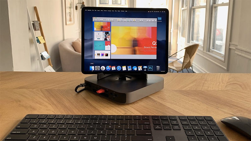 how to use iPad pro as a display for mac mini