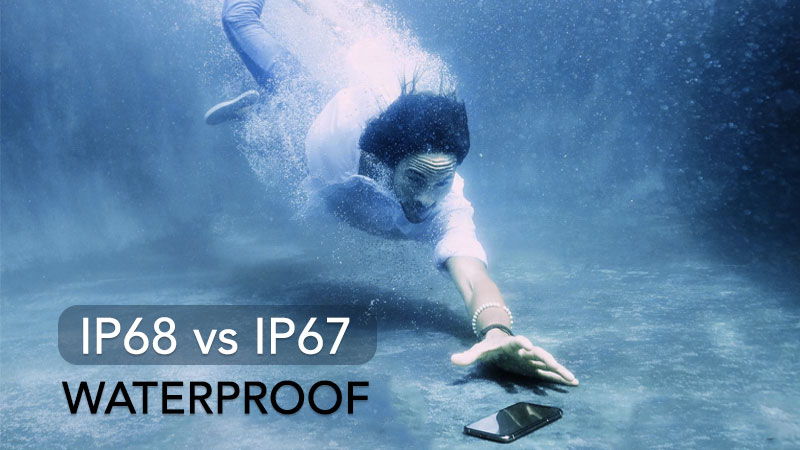 ip68 vs ip67 waterproof rating differences