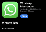 Dark Mode for WhatsApp Arriving to iPhone