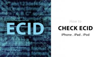 Check iPhone ECID, Check iPad ECID (Windows, Mac)