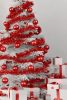 white-and-red-christmas-tree