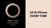 2018 iphone event time