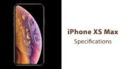 apple iphone xs max specs