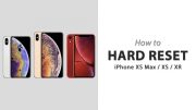hard reset iphone xs