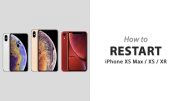 how to restart iphone xs