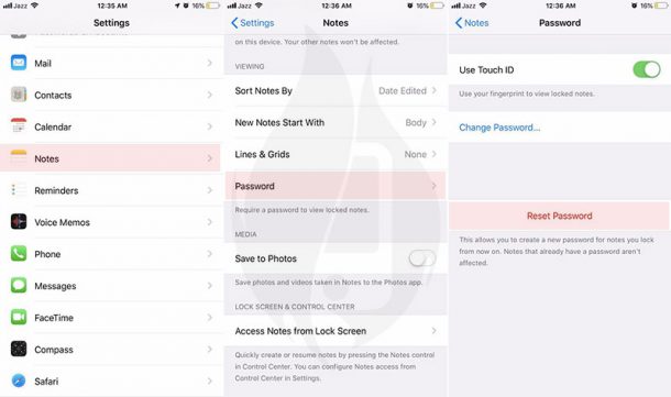 How to reset Notes password on iPhone, iPad and Mac - iPhoneHeat