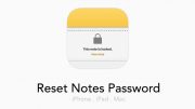 how to reset notes password iphone ipad mac