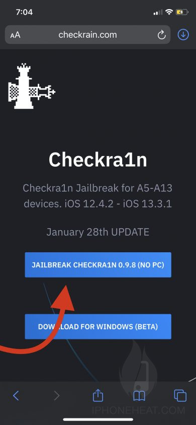 Download Checkra1n and Jailbreak iOS 13.3.1
